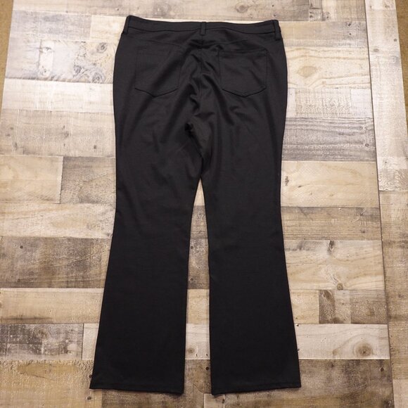Simply Vera Vera Wang Bootcut Pants Women’s XXL Black Stretch Comfort 31" Inseam - Picture 9 of 10